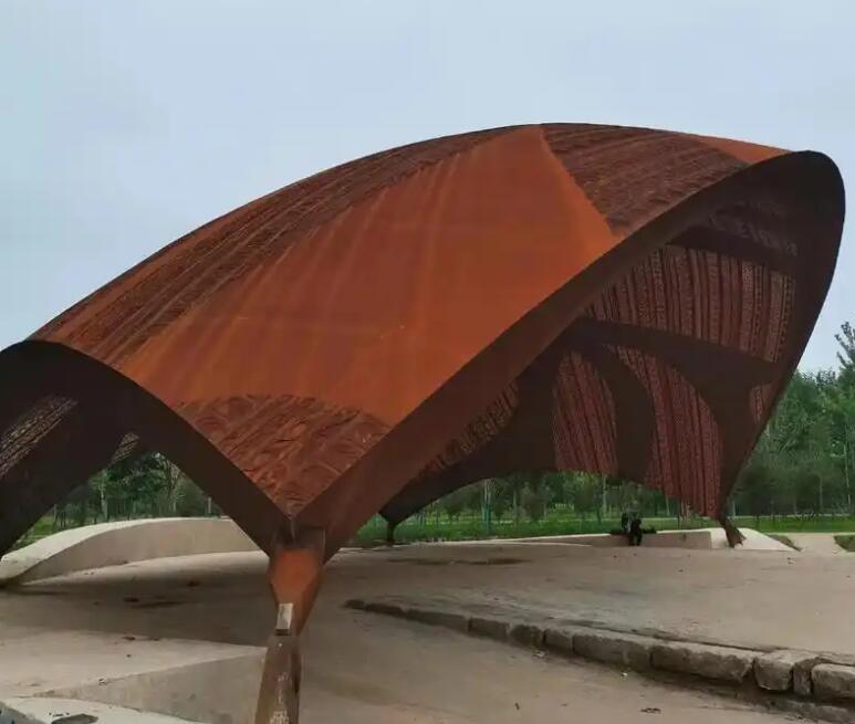 雨花耐候钢幕墙案例